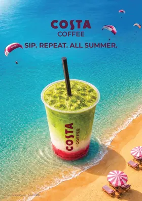 Costa Coffee: Wie abgedruckt
