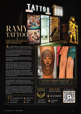 Ramy Tattoo: Wie abgedruckt