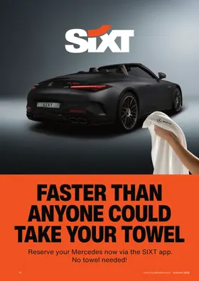 SIXT: Wie abgedruckt