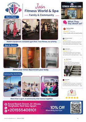 Fitness World & Spa: Wie abgedruckt